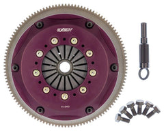 Exedy - Exedy 1989 - 1998 Nissan 240SX L4 Hyper Triple Cerametallic Clutch Rigid Disc Push Type Cover - Demon Performance