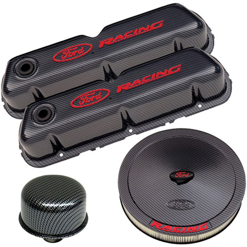 Ford Racing - Ford Racing Complete Dress Up Kit - Carbon Fiber Style Finish - Demon Performance