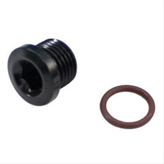 Fragola - Fragola - 10AN (7/8 - 14) Socket Hex Port Plug - Black - Demon Performance