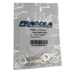 Fragola - Fragola - 10AN Alum. Crush Washer - AN - 901 10 Pack - Demon Performance