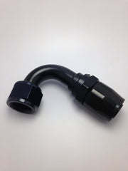 Fragola - Fragola - 10AN Nut x - 12AN Hose Reducing Hose End 120 Degree - Black - Demon Performance