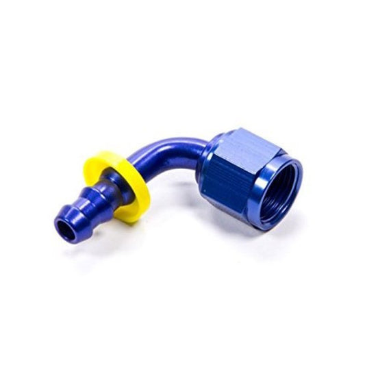 Fragola - Fragola - 10AN Nut x - 8AN 90 Degree Push - Lite Hose End For Fuel Cell Conversion - Demon Performance