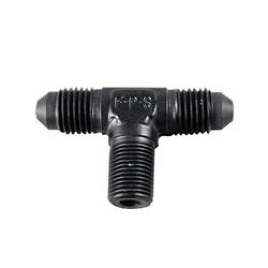 Fragola - Fragola - 10AN Tee 1/2 NPT On The Side - Black - Demon Performance