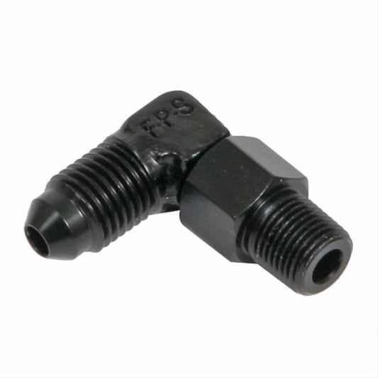 Fragola - Fragola - 10AN x 1/2 NPT 90 Degree Swivel - Black - Demon Performance