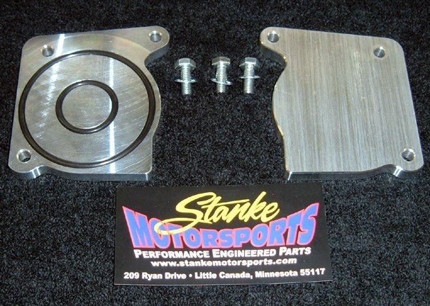 Stanke Motorsports - Gen 3 5.7 - 6.4 Hemi Oil Filter Block Off Plate - Demon Performance