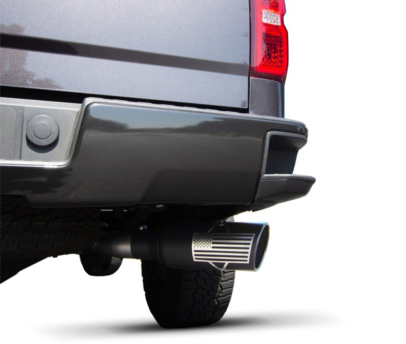 Gibson - Gibson 04 - 09 Nissan Titan LE 5.6L 4in Patriot Series Cat - Back Single Exhaust - Stainless - Demon Performance