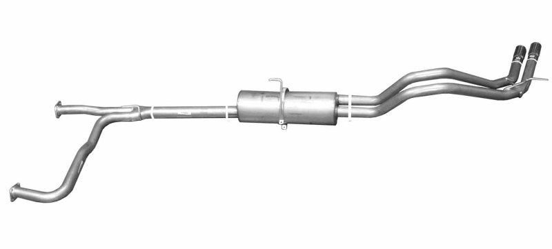 Gibson - Gibson 04 - 10 Nissan Titan LE 5.6L 2.5in Cat - Back Dual Sport Exhaust - Stainless - Demon Performance