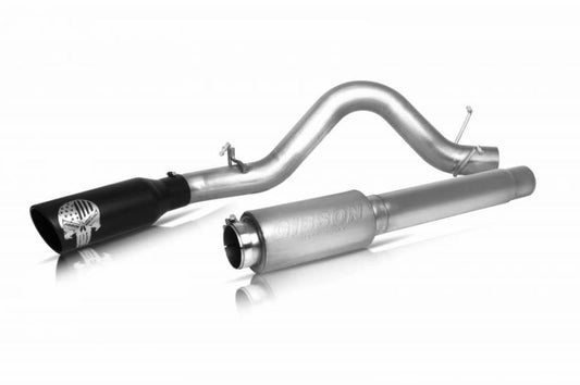 Gibson - Gibson 04 - 10 Nissan Titan SE 5.6L 4in Patriot Skull Series Cat - Back Single Exhaust - Stainless - Demon Performance