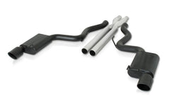 Gibson - Gibson 15 - 17 Ford Mustang GT 5.0L 3in Cat - Back Dual Exhaust - Black Elite (Ceramic) - Demon Performance