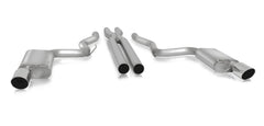 Gibson - Gibson 15 - 17 Ford Mustang GT 5.0L 3in Cat - Back Dual Exhaust - Stainless - Demon Performance