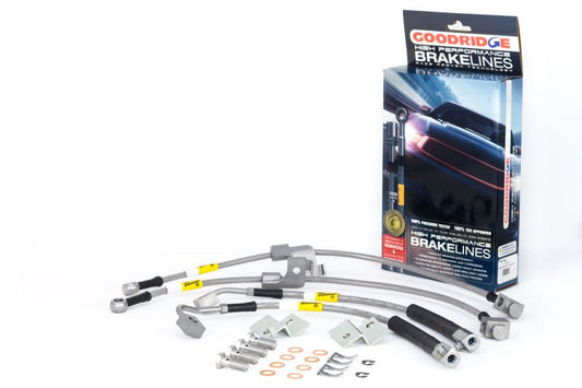 Goodridge - Goodridge 2015 Ford Mustang All Models G - Stop Stainless Steel Brake Lines - Demon Performance