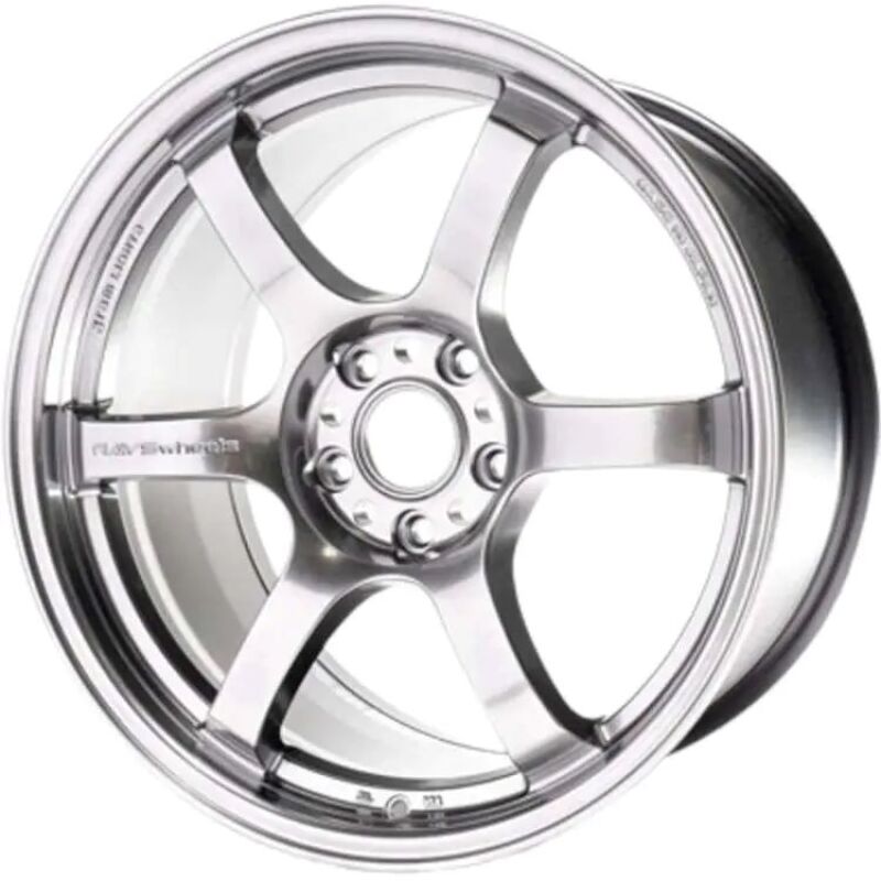 Gram Lights - Gram Lights 57DR 17x9.0 +22 5 - 114.3 Grace Silver Wheel - Demon Performance