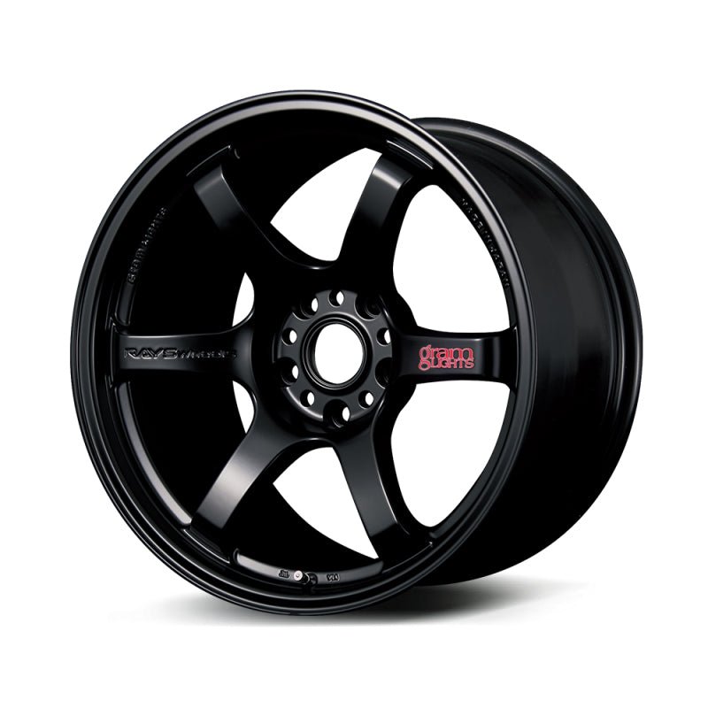 Gram Lights - Gram Lights 57DR 18x9.5 +38 5 - 114.3 Semi Gloss Black Wheel - Demon Performance