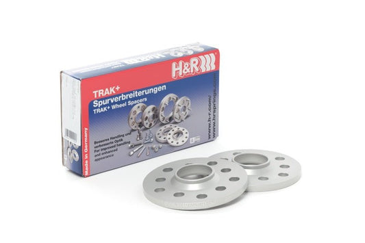 H&R - H&amp;R Trak+ 15mm DR Wheel Adaptor Bolt 5/112 Center Bore 66.5 Bolt Thread 14x1.5 REAR ONLY - Black - Demon Performance