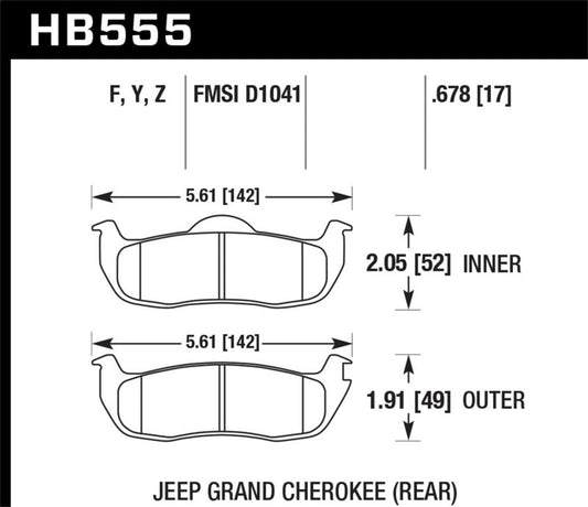 Hawk Performance - Hawk 06 - 10 Jeep Commander / 05 - 10 Grand Cherokee / 05 - 10 Armada / 04 Pathfinder / 04 - 10 Tital 5.6L / - Demon Performance