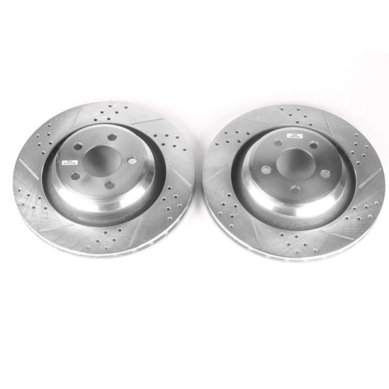 PowerStop - Power Stop 05 - 10 Chrysler 300 Rear Evolution Drilled & Slotted Rotors - Pair - Demon Performance