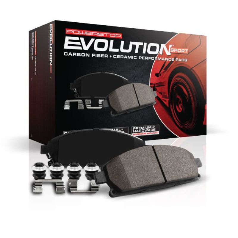 PowerStop - Power Stop 16 - 19 Cadillac ATS Front Z23 Evolution Sport Brake Pads w/Hardware - Demon Performance