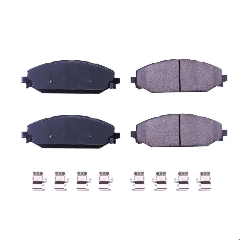 PowerStop - Power Stop 2019 Ram 1500 Front Z17 Evolution Ceramic Brake Pads w/Hardware - Demon Performance