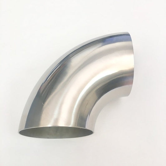 Ticon Industries 2.75in Diameter 90 1D/2.75in CLR 1.2mm/.047in Wall Thickness Titanium Elbow