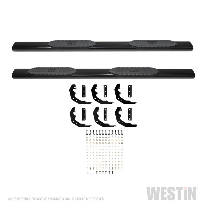 Westin 19-21 Ram 1500 Crew Cab PRO TRAXX 6 Oval Nerf Step Bars - Black