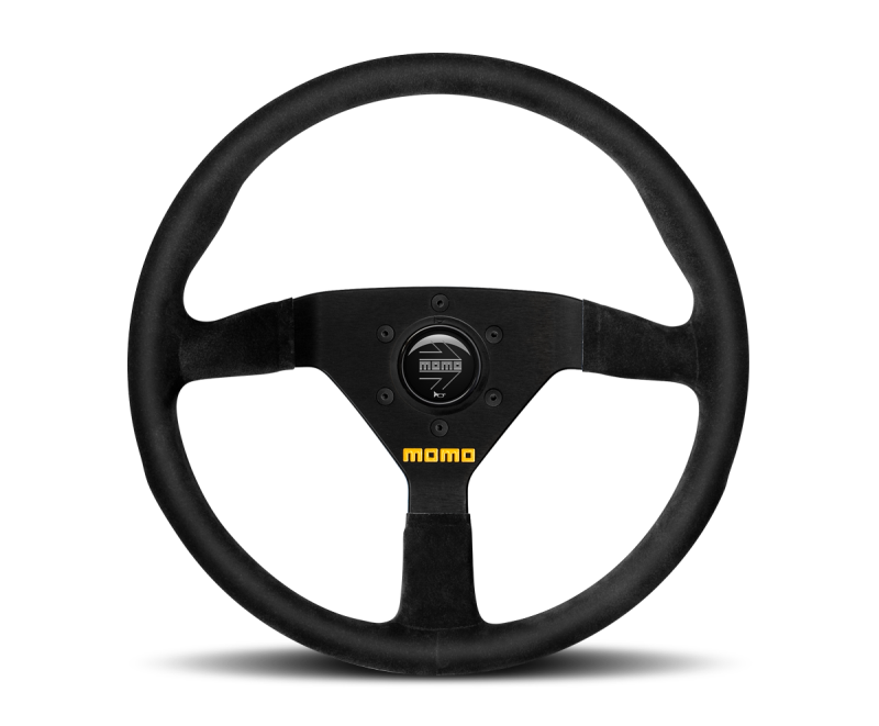 Momo MOD78 Steering Wheel 320 mm - Black Suede/Black Spokes