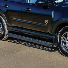 Westin Grate Steps Running Boards 68 in - Textured Black