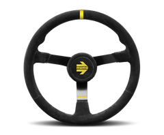 Momo MODN38 Steering Wheel 380 mm -  Black Suede/Black Spokes