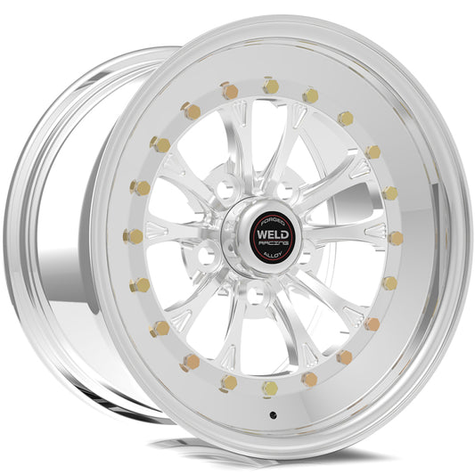 Weld Vitesse 15x6 / 5x4.75 BP / 3.5in. BS Polished Wheel - Non-Beadlock