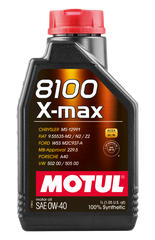 Motul 1L Synthetic Engine Oil 8100 0W40 X-MAX - Porsche A40