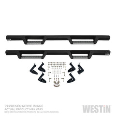 Westin 09-18 RAM 1500 Crew Cab HDX Stainless Drop Nerf Step Bars - Tex. Blk