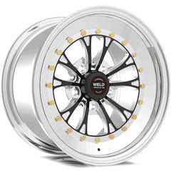 Weld Vitesse 15x12 / 5x4.5 BP / 7.5in. BS Black Wheel - Non-Beadlock