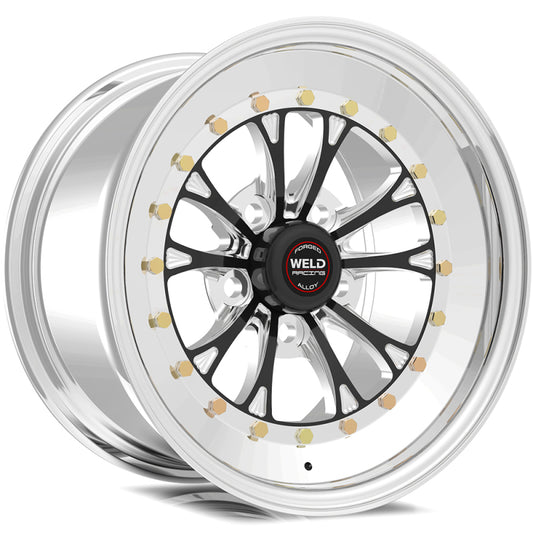 Weld Vitesse 15x8 / 5x4.5 BP / 4.5in. BS Black Wheel - Non-Beadlock