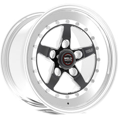 Weld Weldstar 15x9 / 5x4.75 BP / 5.5in. BS Black Wheel - Non-Beadlock