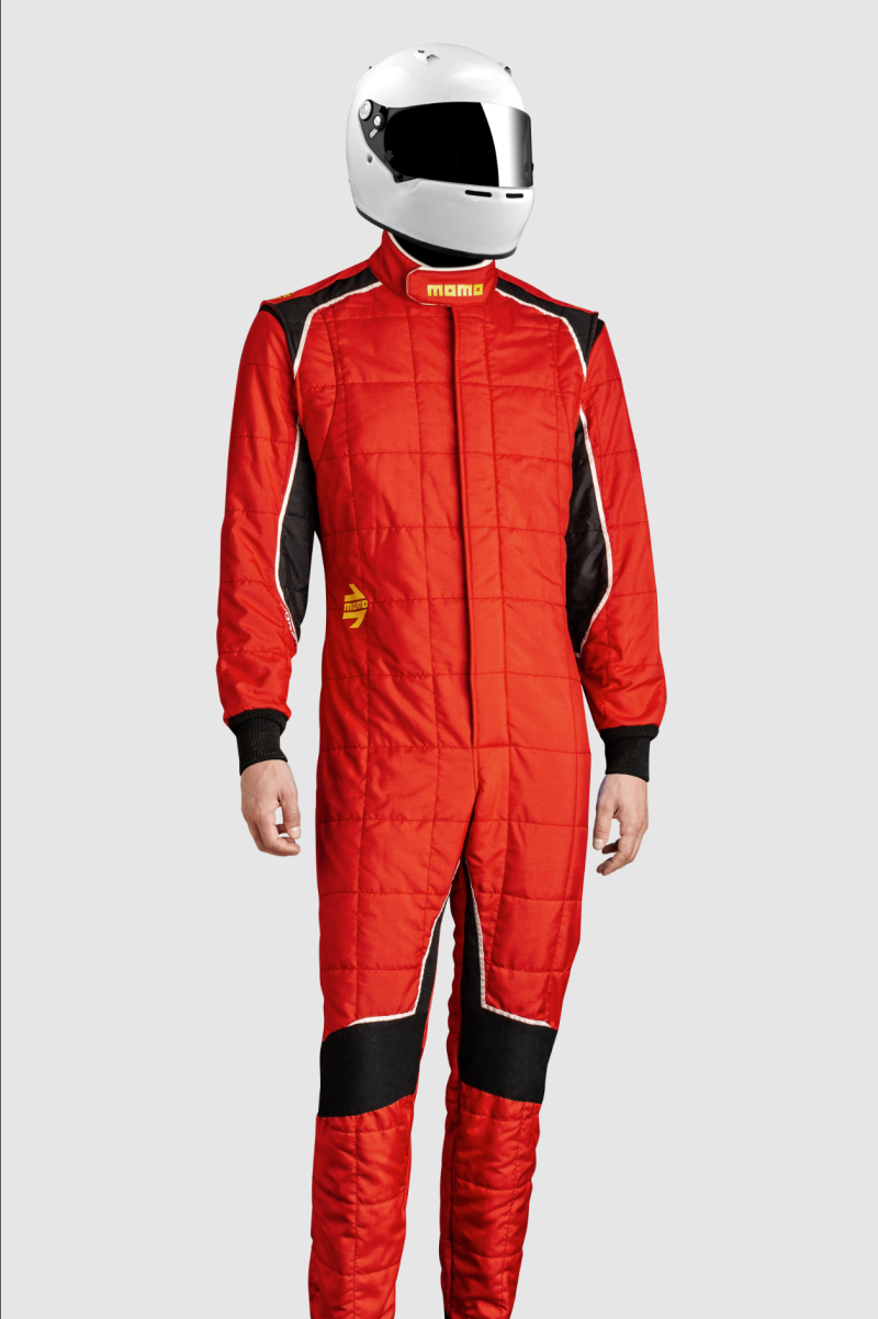 Momo Corsa Evo Driver Suits Size 48 (SFI 3.2A/5/FIA 8856-2000)-Red