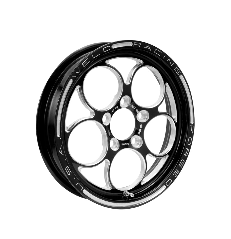 Weld Magnum 1-Piece 15x3.5 / 5x4.75 BP / 2.25in. BS Black Wheel - Non-Beadlock