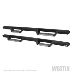 Westin 09-18 RAM 1500 Crew Cab HDX Stainless Drop Nerf Step Bars - Tex. Blk