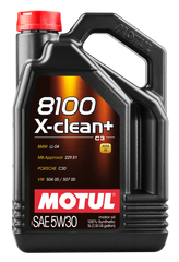 Motul 5L Synthetic Engine Oil 8100 5W30 X-CLEAN Plus