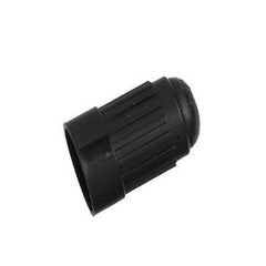 Schrader TPMS Plastic Black Sealing Snap-In Valve Cap - 100 Pack