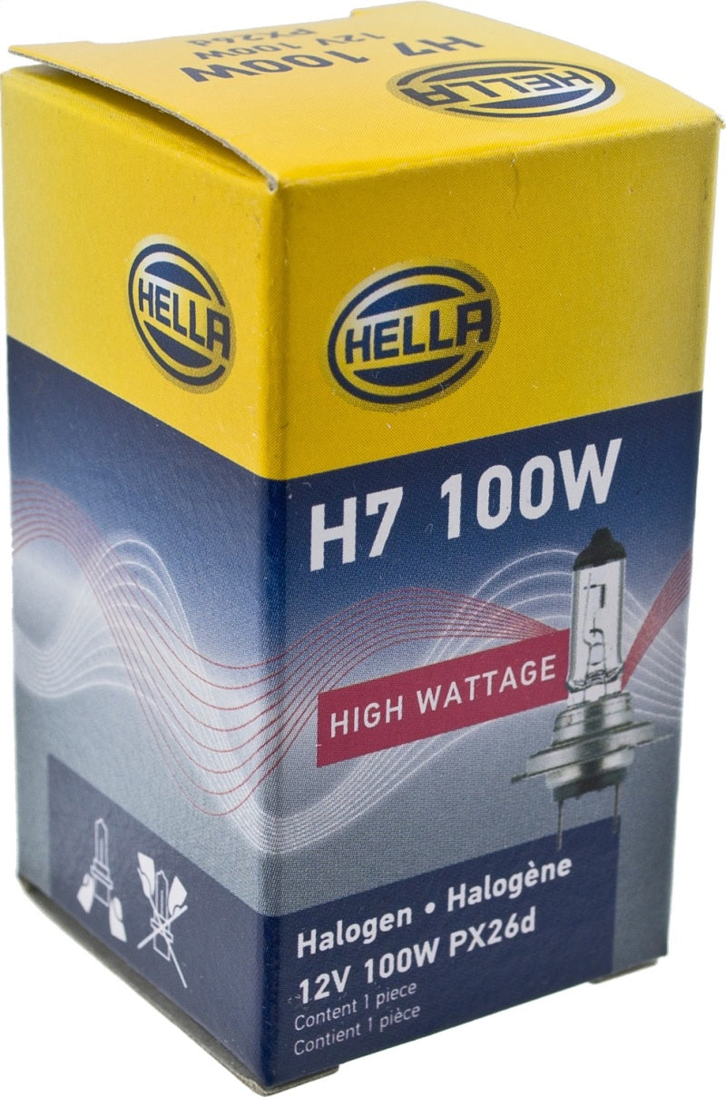  HELLA H7 100W High Wattage Bulb, 12V : Automotive