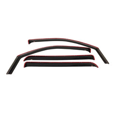 Westin 2009-2018 Dodge/Ram Crew Cab/Mega Cab Wade In-Channel Wind Deflector 4pc - Smoke