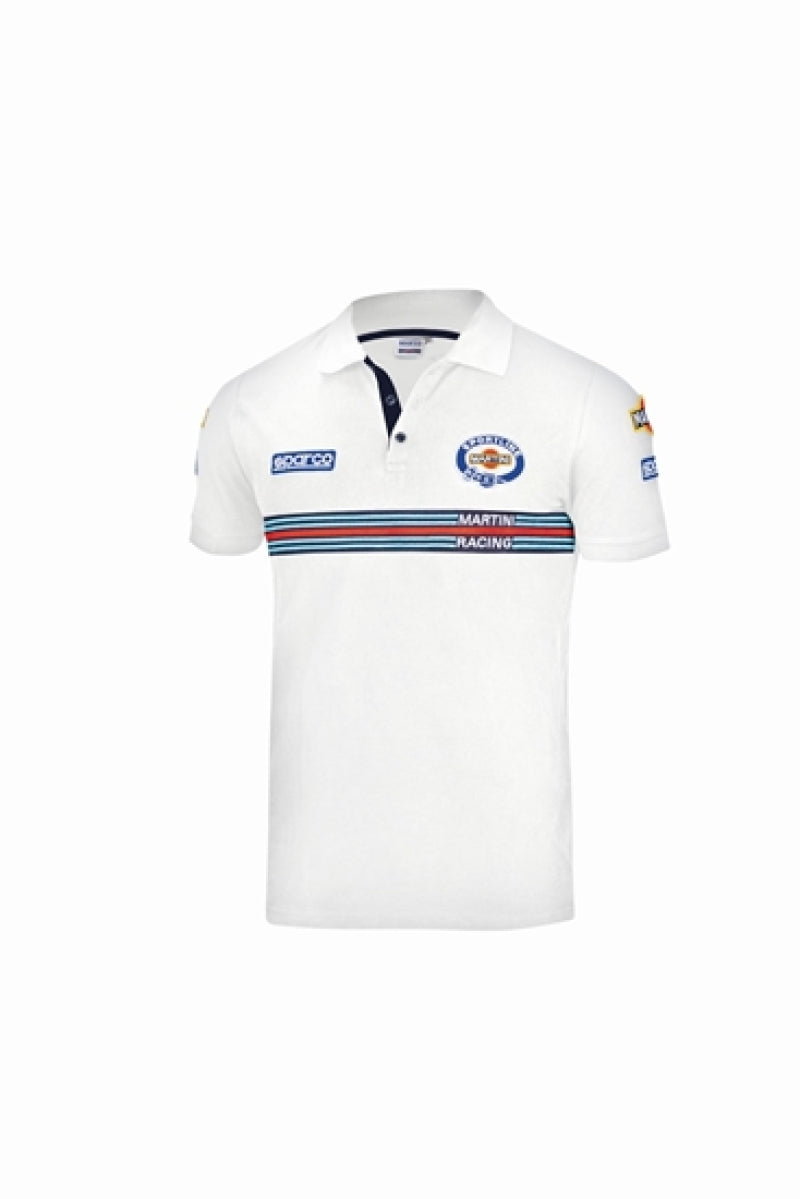 Sparco Polo Replica Martini-Racing Small White