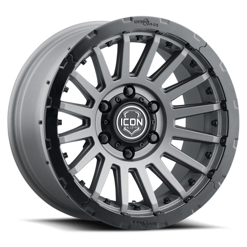 ICON Recon Pro 17x8.5 5x5 -6mm Offset 4.5in BS 71.5mm Bore Charcoal Wheel