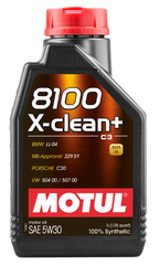 Motul 1L Synthetic Engine Oil 8100 5W30 X-CLEAN - LL04- MB 229.51- 504.00-507.00