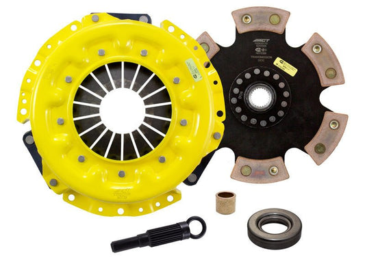 ACT - ACT 1990 Nissan 300ZX XT/Race Rigid 6 Pad Clutch Kit - Demon Performance