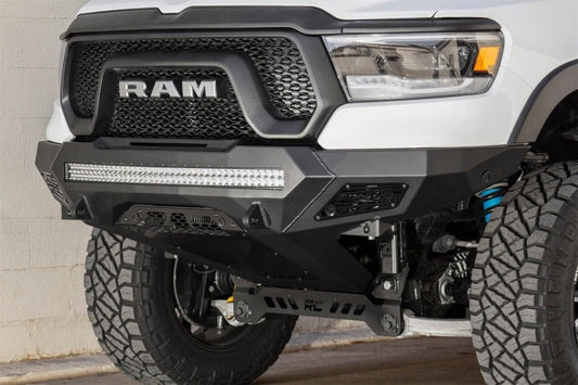 Addictive Desert Designs - Addictive Desert Designs 2019 Ram Rebel 1500 Stealth Fighter Fr Bumper w/Parking Sensor Cutouts - Demon Performance
