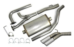 JBA 04-20 Nissan Titan 5.6L 409SS Pass Side Dual Exit Cat-Back Exhaust