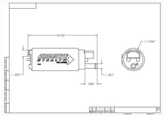 Aeromotive - Aeromotive 340 Series Stealth In-Tank E85 Fuel Pump - Offset Inlet - Demon Performance