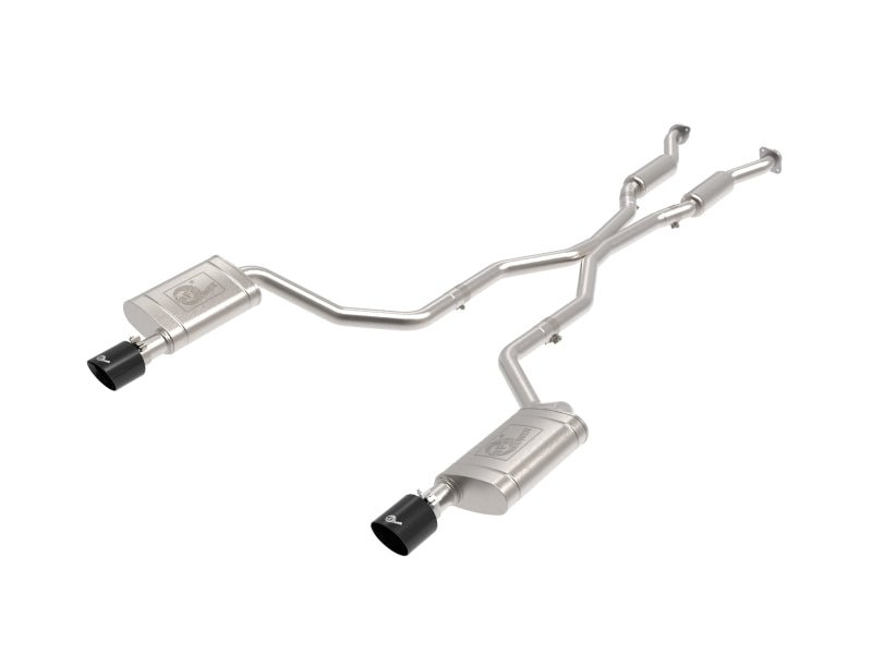 aFe - aFe 11-21 Dodge Durango V6-3.6L / V8-5.7L MACH Force-Xp 304 SS Cat-Back Exhaust System w/ Black Tip - Demon Performance