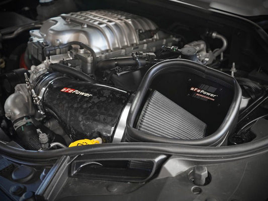 aFe - aFe 2021 Dodge Durango SRT Hellcat Track Series Carbon Fiber Cold Air Intake System w/ Pro DRY S - Demon Performance