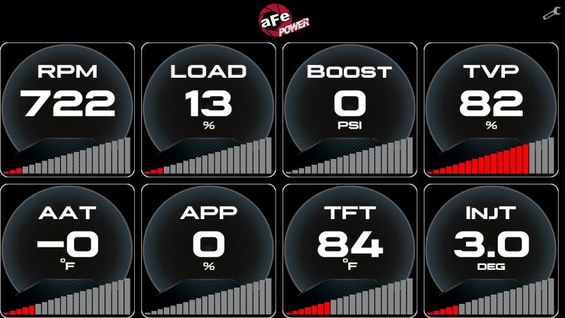 aFe - aFe AGD Advanced Gauge Display Digital 5.5in Monitor 08-18 Dodge/RAM/Ford/GM Diesel Trucks - Demon Performance